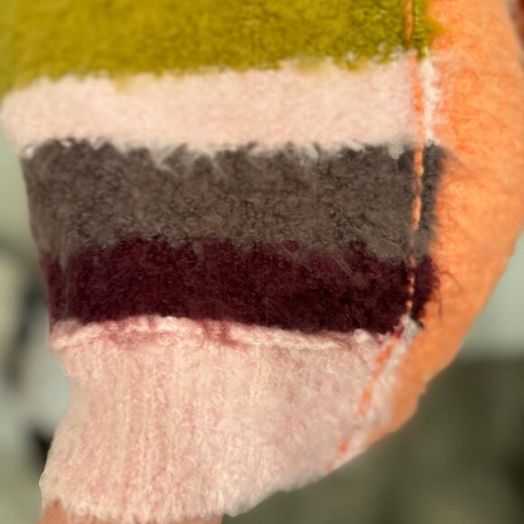 Free People hooded cardigan sweater multi color women size medium - Picture 5 of 9